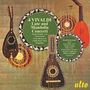"4 VIVALDI Lute and Mandolin Concerti" in großen Buchstaben, mit Illustrationen von Mandolinen und Lauten, "alto" unten rechts., CD
