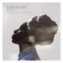 Oben steht "Sarah Brown sings Mahalia Jackson". Silhouette einer Person mit turbanähnlicher Kopfbedeckung im Profil., LP