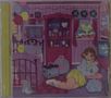 Eine Illustration zeigt ein buntes Schlafzimmer mit einem Mädchen auf dem Boden. Luftballons, Regale und ein Bett sind zu sehen., CD