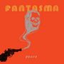 Text "FANTASMA" und "quase" auf rotem Hintergrund. Illustration einer Pistole mit rauchendem Totenkopf., LP