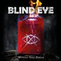 "BLIND EYE" und "Mistrust Your Nation" auf einem brennenden roten Benzinkanister mit einem weißen Symbol., LP