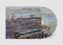 Text: "ROMANTIC VISIONS OF SCOTLAND" und "THE JUST JOANS". CD-Cover und CD mit impressionistischer Landschaft., CD