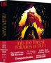 "Into the Forest: Folktales at DEFA" zeigt mystische Illustration mit Burg, dämonischer Figur und bedrohlichem Wald., 5 Blu-ray Discs