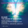"London Philharmonic Orchestra. ELGAR THE DREAM OF GERONTIUS. Edward Gardner conductor. Himmelartige, strahlende Illustration."