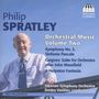 Philip Spratley (geb. 1942): Orchesterwerke Vol.2, CD