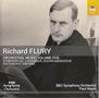 "Richard FLURY: Orchestral Music, Volume Five. BBC Symphony Orchestra. Paul Mann." Rechts oben ein gelbes Logo.