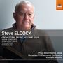 Text: Steve ELCOCK, ORCHESTRAL MUSIC, VOLUME FOUR, Viola Concerto, Symphony No. 4. Älterer Mann mit Buch in der Hand. Logo oben rechts., CD