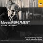 Moses Pergament, Volume Two: Songs. Tuuli Lindeberg, Sopran; Martin Malmgren, Klavier. Sepia-Foto eines älteren Mannes., CD
