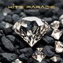 "DISPARITY" und "KITE PARADE" sind in eleganter Schrift dargestellt. Ein großer Diamant liegt auf dunklen Steinen., CD