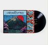 "The Yussef Dayes Experience: Live from Mt. Fuji". Illustration: Berg, roter Himmel, rosa Blumen. Vinyl-Schallplatte., Single 12"