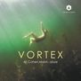 Text: "VORTEX", "Ari Cohen Mann, oboe", "ORCHID CLASSICS". Eine Person schwebt unter Wasser in grünlichem Licht., CD