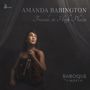 "Amanda Babington - Friends in High Places. Baroque in the North. Eine Frau mit Dudelsack schaut verträumt nach oben.", CD