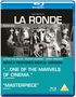 Texts: MAX OPHÜLS LA RONDE, Bluebell Films, ANTON WALBROOK, SIMONE SIGNORET, SERGE REGIANI, "...ONE OF THE MARVELS OF CINEMA." – The Guardian, "MASTERPIECE" – FILM 24/7. Cover with monochrome Karussell-Szene.