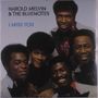 "Harold Melvin & The Bluenotes, I Miss You." Fünf Männer lächeln in die Kamera, gekleidet in schicke Anzüge., LP