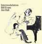 "Intermodulation Bill Evans Jim Hall" - Skizze: Musiker spielt Gitarre am Klavier., LP