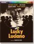 Der Text zeigt Schauspielernamen und Titel: "GIAN MARIA VOLONTÈ, ROD STEIGER, EDWARD O’BRIEN, VINCENT GARDENIA, Lucky Luciano, Directed by FRANCESCO ROSI." Man sieht ein rauchverhangenes Bild eines Mannes mit Hut., Ultra HD Blu-ray