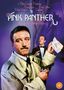 Text: "A Blake Edwards Production" und "THE PINK PANTHER".  
Illustration: Ein Mann mit Schnurrbart in Trenchcoat hält eine Pistole. Ein anderer im Anzug mit Glas.