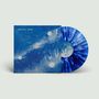 "Eyre Llew Bloom" ist in weißem Text zu sehen. Ein blau-weißer Plattencover mit passender Schallplatte in Blau-Weiß., LP