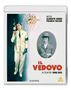 „Il Vedovo“, ein Film von Dino Risi, mit Alberto Sordi und Franca Valeri. Eine Illustration zeigt einen Mann im Anzug., Blu-ray Disc