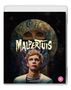 „MALPERTUIS“ steht in großen Buchstaben, darüber „A film by Harry Kümel“. Ein Mann mit blonden Locken blickt ernst.