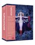 Text: "FANTASTIQUE", "Six Dreams & Nightmares of French Cinema". Illustration: Frau mit ausgebreiteten Armen, dunkler floraler Hintergrund., 6 Blu-ray Discs