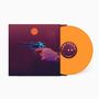 "Los Palms - A-Bide" steht auf einem orangefarbenen Plattencover mit einer Hand, die eine Pistole hält. Ein roter Kreis ist zu sehen., LP