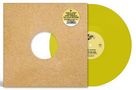 Eine gelbe Schallplatte mit brauner Hülle, auf der Hülle steht: "Isley Brothers"., Single 12"