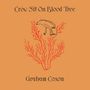 "**Crow Sit On Blood Tree**" und "Graham Coxon" auf orangefarbenem Hintergrund. Rote Äste und ein gezeichneter Vogel oben.