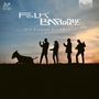 „Folk Baroque“ und „Erik Bosgraaf & filoBarocco.“ Silhouetten von vier Menschen, ein Esel, Himmel bei Sonnenuntergang., 2 LPs