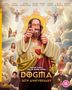 „Dogma 25th Anniversary“ mit „Prepare Thyself for the Second Coming“. Figuren in himmlischer Szenerie, ein ikonisches Abbild mit Heiligenschein.