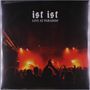 "ist ist LIVE AT PARADISO" steht oben. Menschenmenge unter rotem Bühnenlicht, Hände in der Luft., 3 LPs