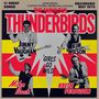 Ein Poster mit den Texten: 11 Great Songs, The Fabulous Thunderbirds, Girls Go Wild. Fotos von Musikern mit gelbem, rotem und schwarzem Hintergrund., LP
