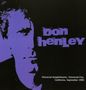 Don Henley: Universal Amphitheater, Universal City, CA, September 1985, CD, CD