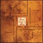 Text: "Coil Gold is the Metal". Hintergrund mit goldener und brauner Textur und geometrischen Linien.