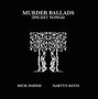 "Murder Ballads [Incest Songs]"; "Mick Harris"; "Martyn Bates". Zwei Figuren unter dekorativen Bäumen., LP