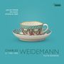 Titel: Charles Weidemann, Flute Sonatas. Namen: Jan De Winne, Ira Givol, Stanislav Gres. Mokkatasse mit Unterteller., CD