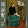 Felix Godefroid, Études pour la harpe. Eine Frau in einem grünen Kleid sitzt vor einer Harfe mit Notenblatt., CD