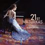 Text: "21st Mazurkas, Anna Kijanowska". 

Eine Frau in einem glitzernden Kleid sitzt an einem Flügel., CD