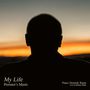 "My Life", Preisner’s Music, Piano: Dominik Wania, Silhouette eines Menschen vor einem farbenfrohen Sonnenuntergang., CD