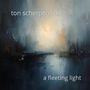 Text: „ton scherpenzeel“, „a fleeting light“. Abstrakte Kunst mit dunkelblauen und hellen Farbeffekten., CD