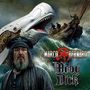 "Marco Bernard, Moby Dick." Ein Kapitän und ein mechanischer Wal neben einem Schiff in den Wellen., LP