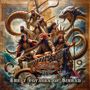 „The 7 Voyages of Sinbad“ steht unten. Mehrere Personen auf einem kunstvollen Schiff mit einem großen Seemonster., CD