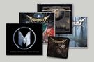 Texte: "CONCEPT 2", "THE FINAL HOURS", "BEFORE I GET TO REST". Vier CD-Cover mit mystischen und futuristischen Illustrationen., 3 CDs