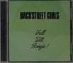 "BACKSTREET GIRLS" oben, "Full Tilt Boogie!" darunter, auf grünem Hintergrund in einer CD-Hülle., CD
