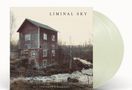 "Liminal Sky. All Tomorrow's Darkness." Ein altes, rotes Holzhaus steht an einem Fluss in einer winterlichen Landschaft., 2 LPs
