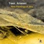 Texte: "Trøen Arnesen Quartet", "New Paintings of Jazz". Abstrakte, goldene und graue Strukturen mit Losen Records Logo., CD
