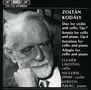 Zoltan Kodaly: Sonate f.Cello & Klavier op.4, CD
