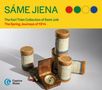 Text: "SÁME JIENA. The Karl Tirén Collection of Sami Joik. The Spring Journeys of 1914." 
Notizrollen und Kompass., CD