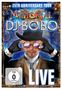 "25th Anniversary Tour", "Mystorial", "DJ Bobo", "FSK ab 0 freigegeben", "Live". Ein Mann im Steampunk-Stil mit Hut und Brille., DVD