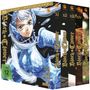 "Black Clover" Staffel 11 bis 15 Hüllen; Fokus auf eine Figur in blauer Rüstung auf dem Cover der Staffel XI.